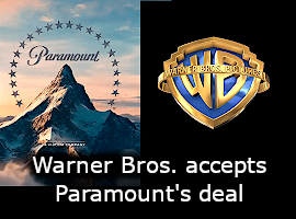 Warner Bros. accepts bid from Paramount